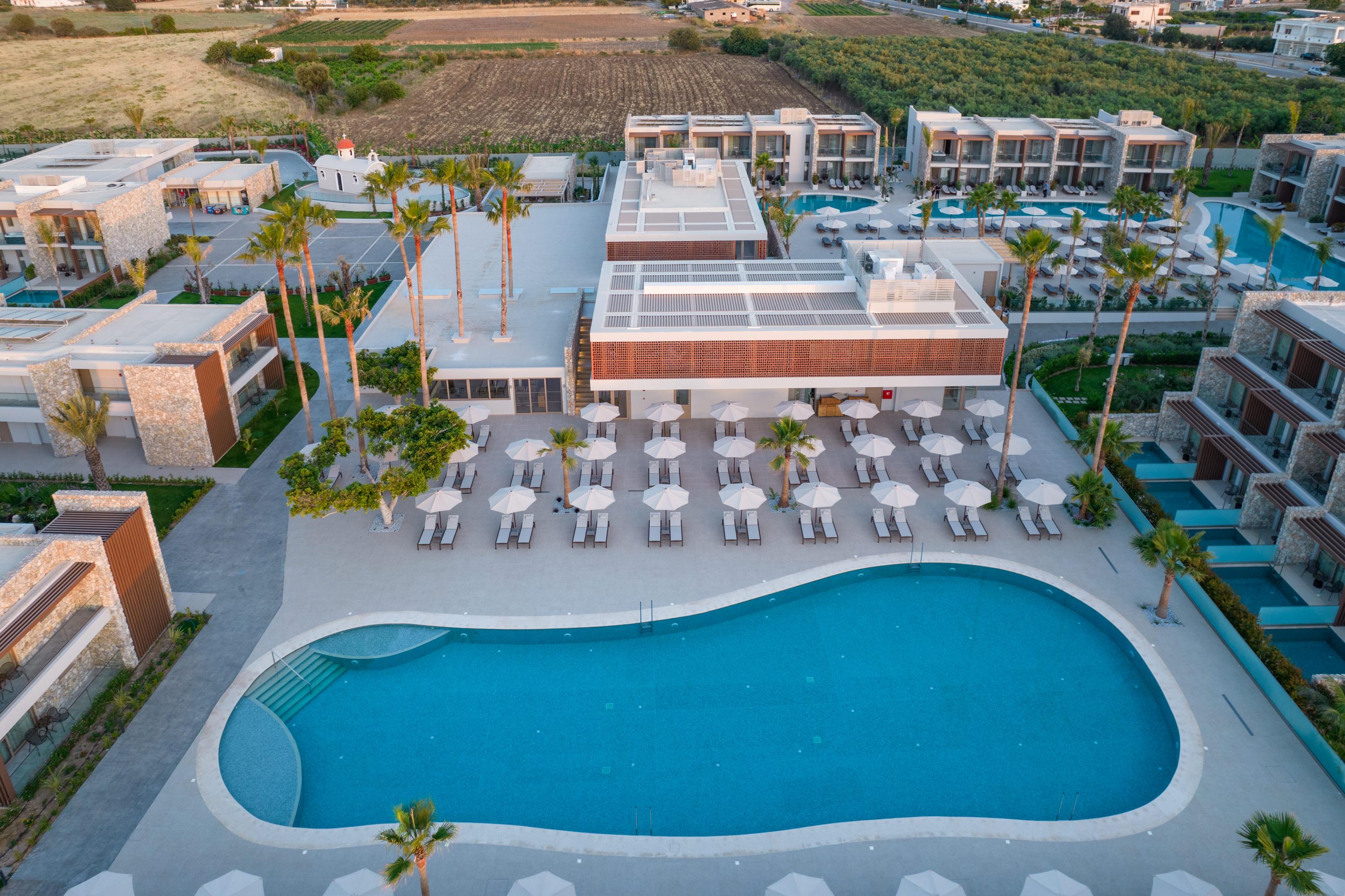 Utopia Blu Hotel Тігакі Екстер'єр фото