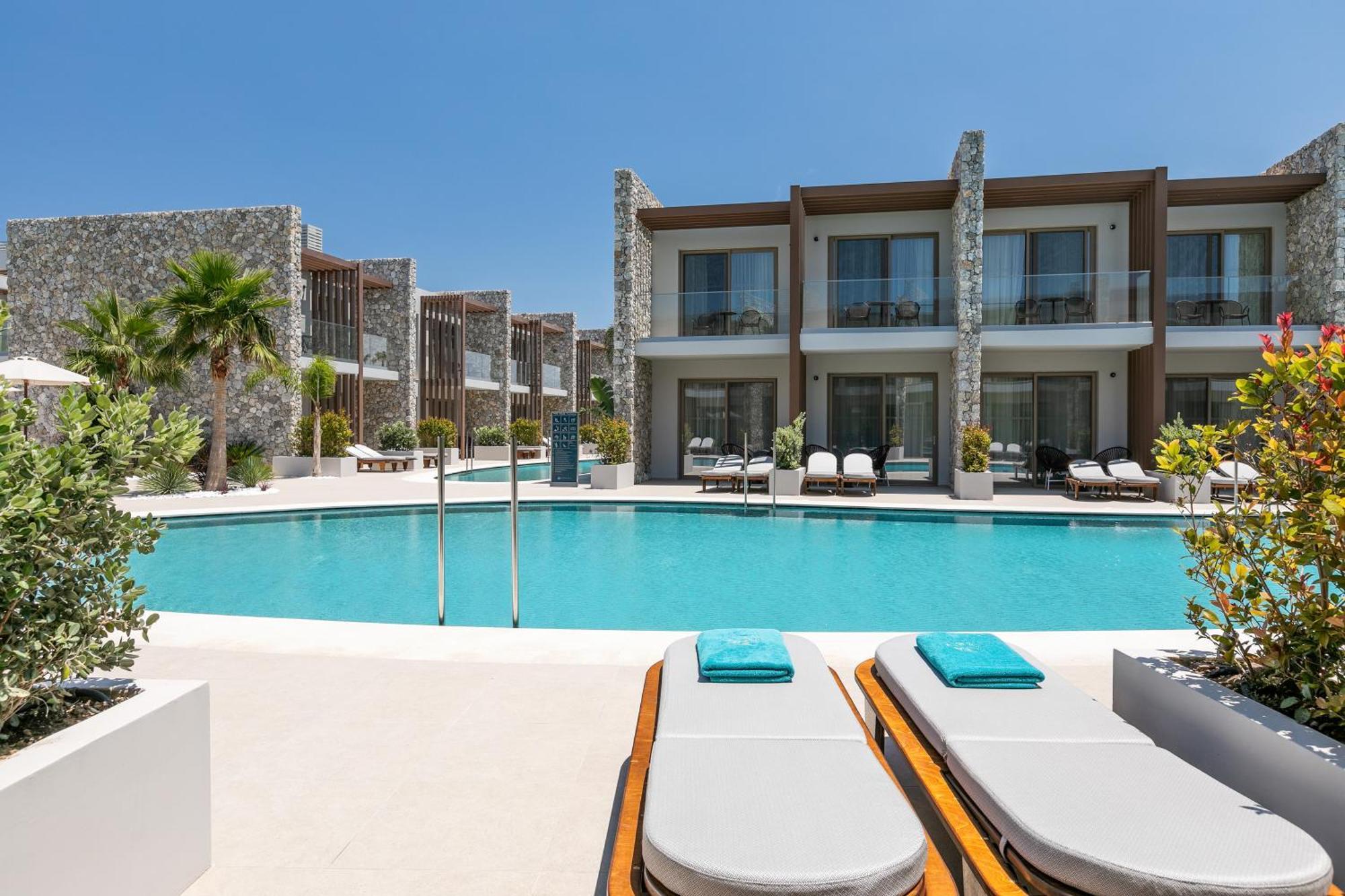 Utopia Blu Hotel Тігакі Екстер'єр фото
